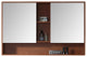 Fine Fixtures Surface Mount Bathroom Medicine Cabinet, Walnut.