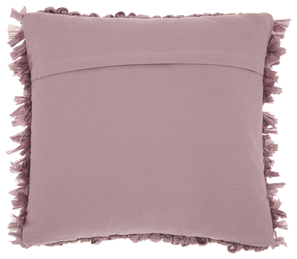 Mina Victory DL058 Throw Pillow, Lavender, 20" x 20"