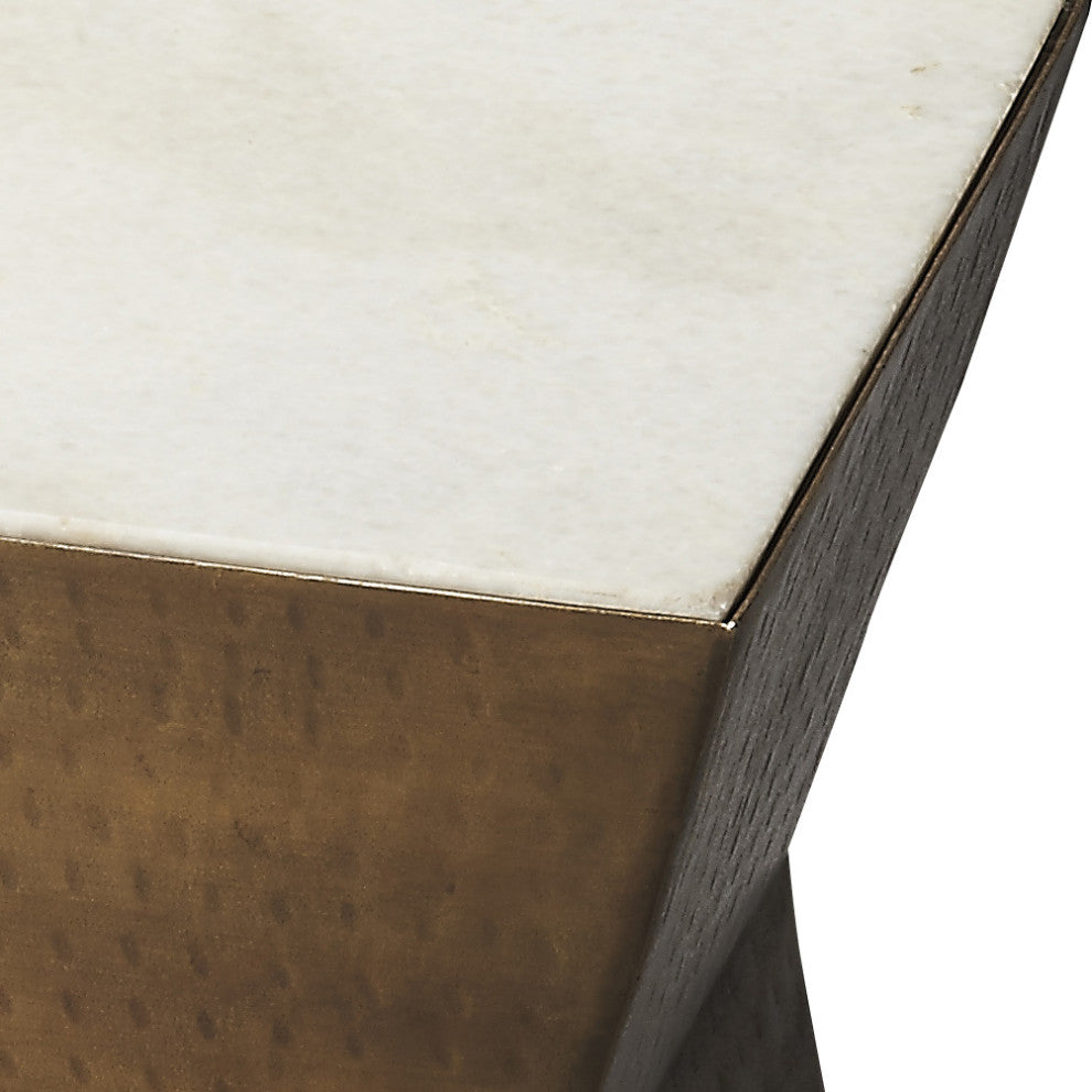 Butler Asheville Marble and Metal Bunching Table