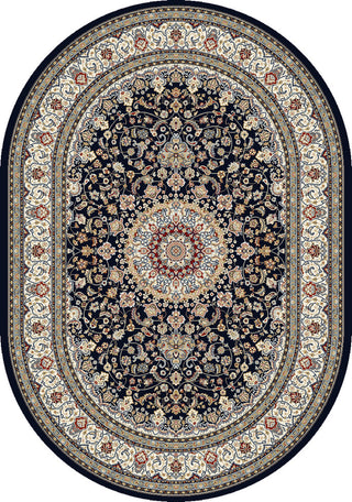 Ancient Garden Rug, 5'3"X7'7" Oval
