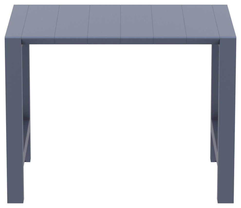 Vegas Bar Table 39"-55" Extendable Table, Gray