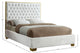 Lana Velvet Bed, White, King