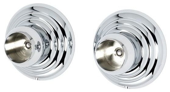 Alno Shower Rod Brackets in Polished Chrome
