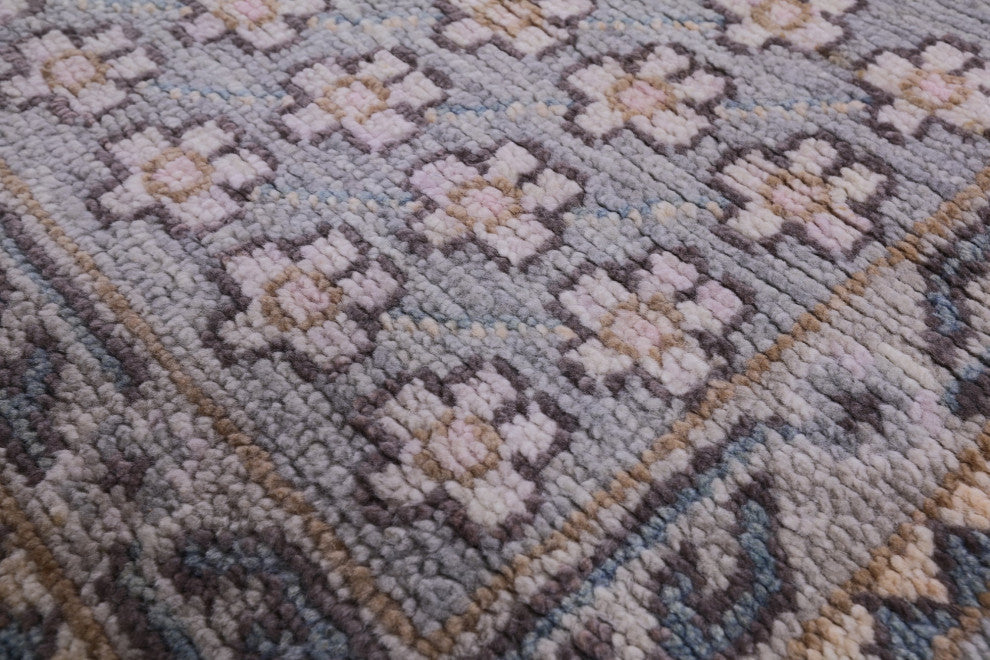 Turkish Oushak Handmade Wool Rug 9' 2" X 12' 1" - Q13573