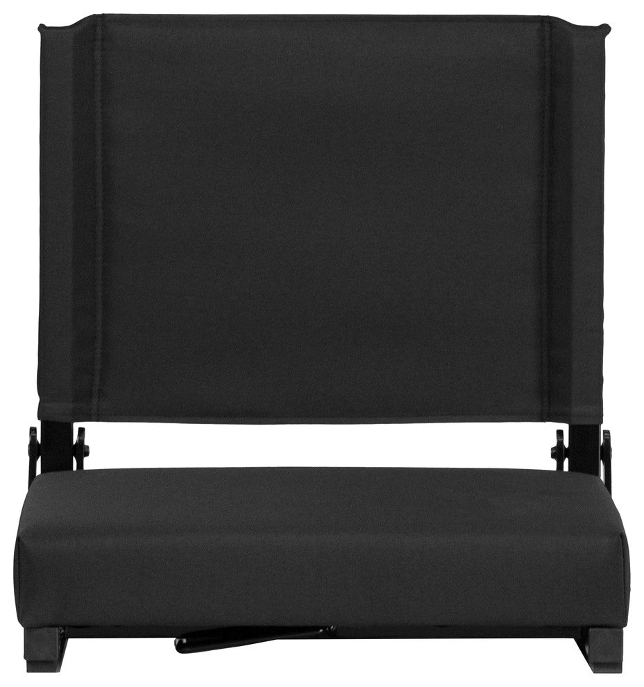 Folding Tables and Chairs, "Carletta" Portable Lounge Chair, Black