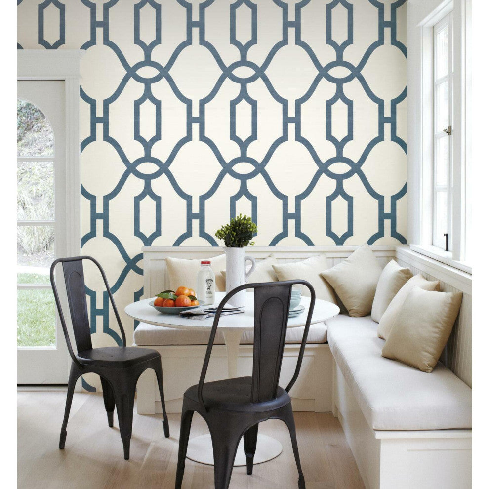 Magnolia Home Woven Trellis Peel and Stick Wallpaper