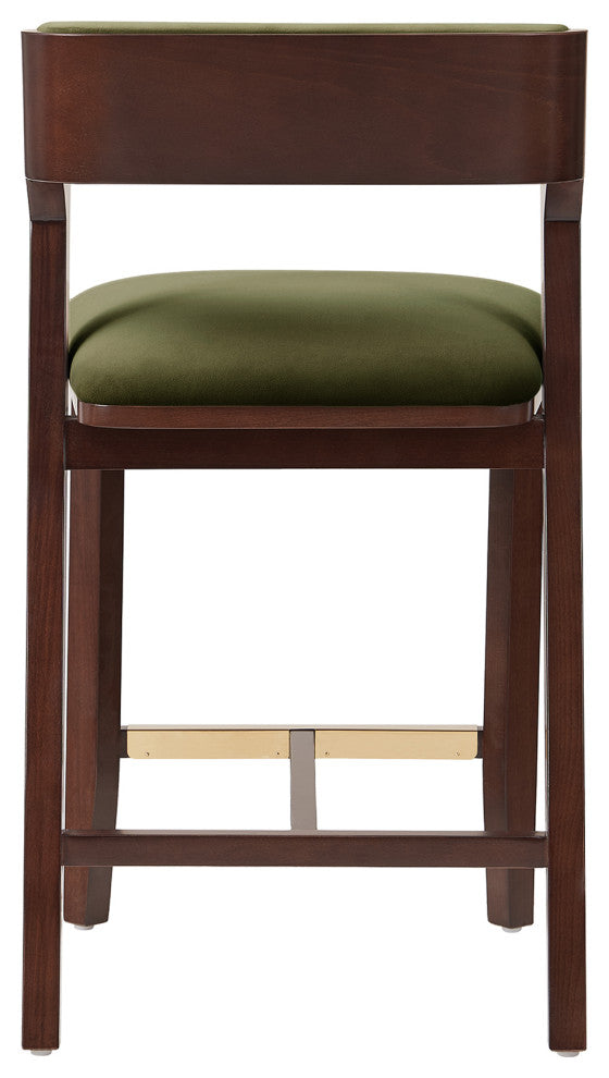 Manhattan Comfort Patricia Counter Stool, Turtle Green, Single