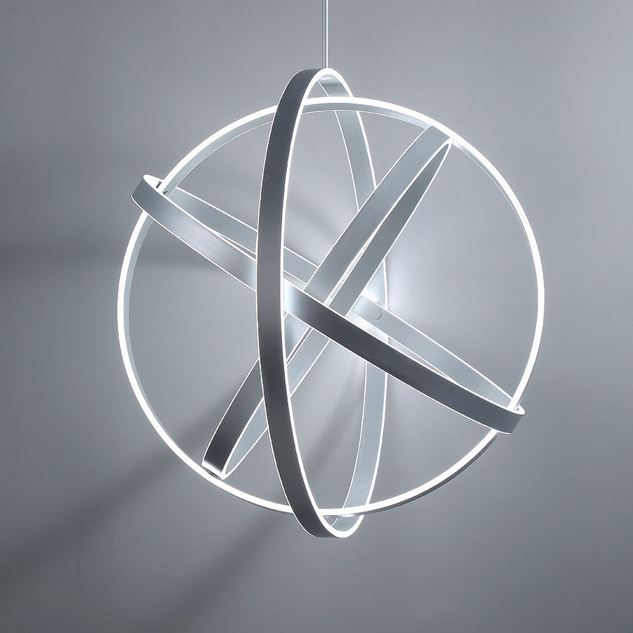 Modern Forms Kinetic 38" LED Chandelier in Titanium