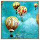 Deny Designs Land Of Lulu Herd Of Balloons 2 Framed Wall Art
