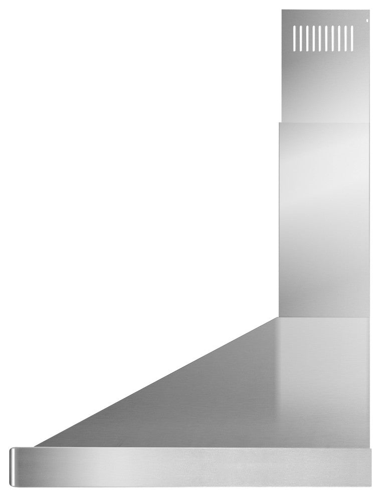 Ductless Wall Mount Range Hood in Stainless Steel with LED Lights