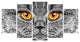 "Grey Cat" Canvas Painting