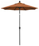 6ft. Stone Black Aluminum Market Umbrella Push Button Tilt Tuscan Sunbrella