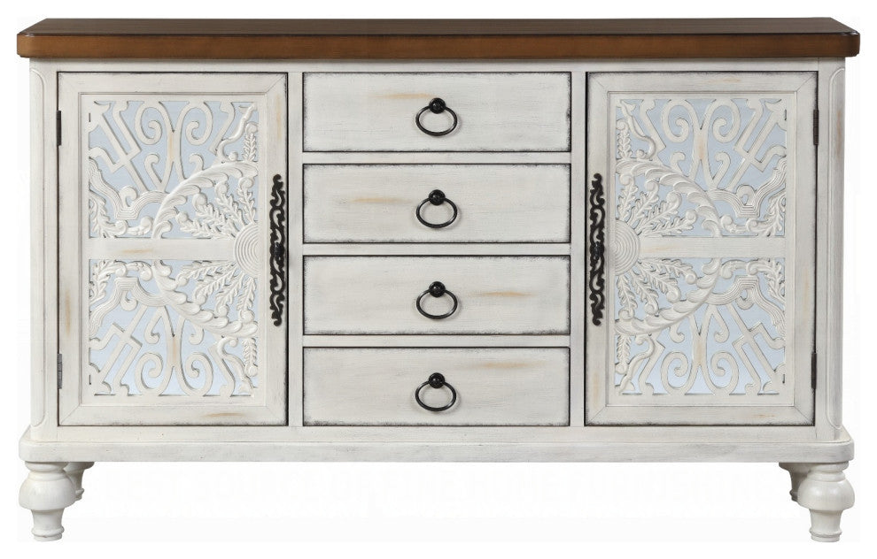 Vermont Console Table, Antique White