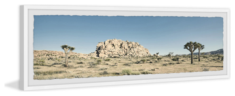"Beauty Everywhere" Framed Painting Print, 30x10