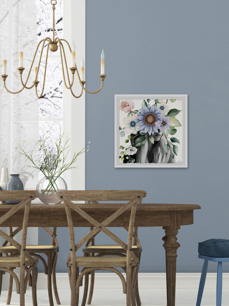 "Magnificent Bloom" Framed Painting Print, 18"x18"