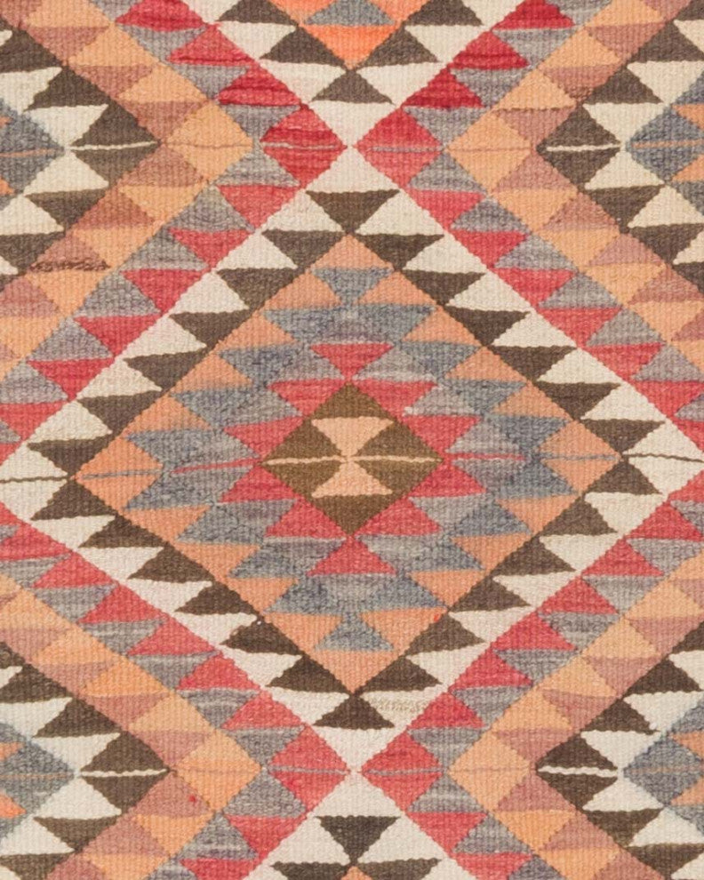 Vintage Turkish Kilim Runner 3' 3" x 10' 6", 39 in. x 126 in.