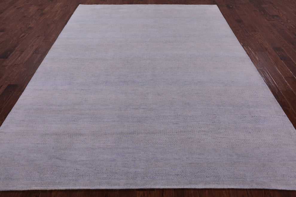 Wool and Silk Handmade Savannah Grass Rug 8' 2" X 10' 0" Q12001