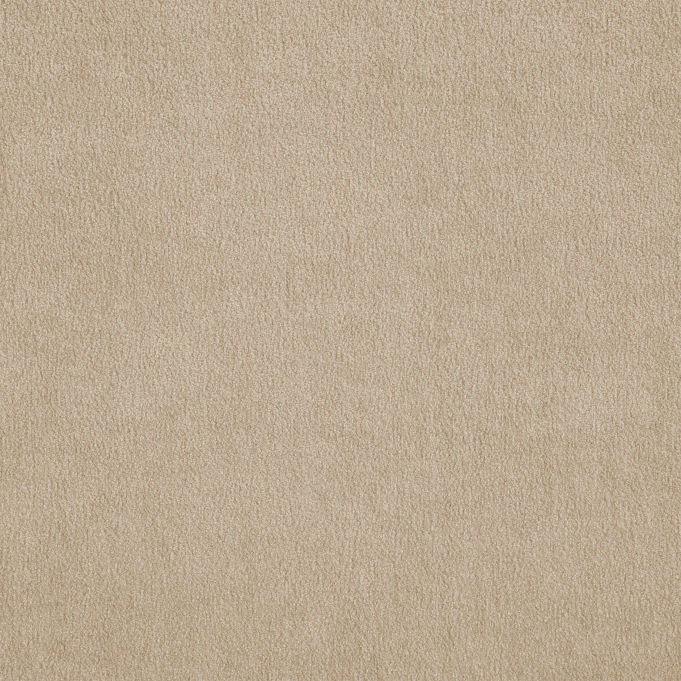 Stellar Upholstered Modular Chair, Beige, Chenille Fabric, Armless Modular Chair