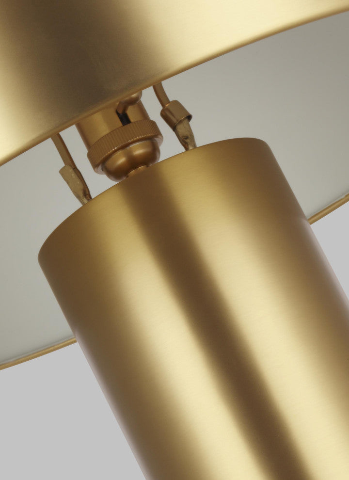 Cotra Table Lamp, Burnished Brass