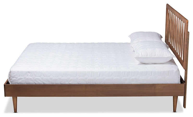 Reidy Modern Farmhouse Mission Wooden Platform Bed Collection, Full