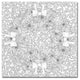 Hello Angel ''Christmas Wreath Mandala'' Canvas Art, 14x14