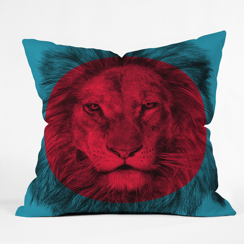 Garima Dhawan Wild 5 Outdoor Throw Pillow