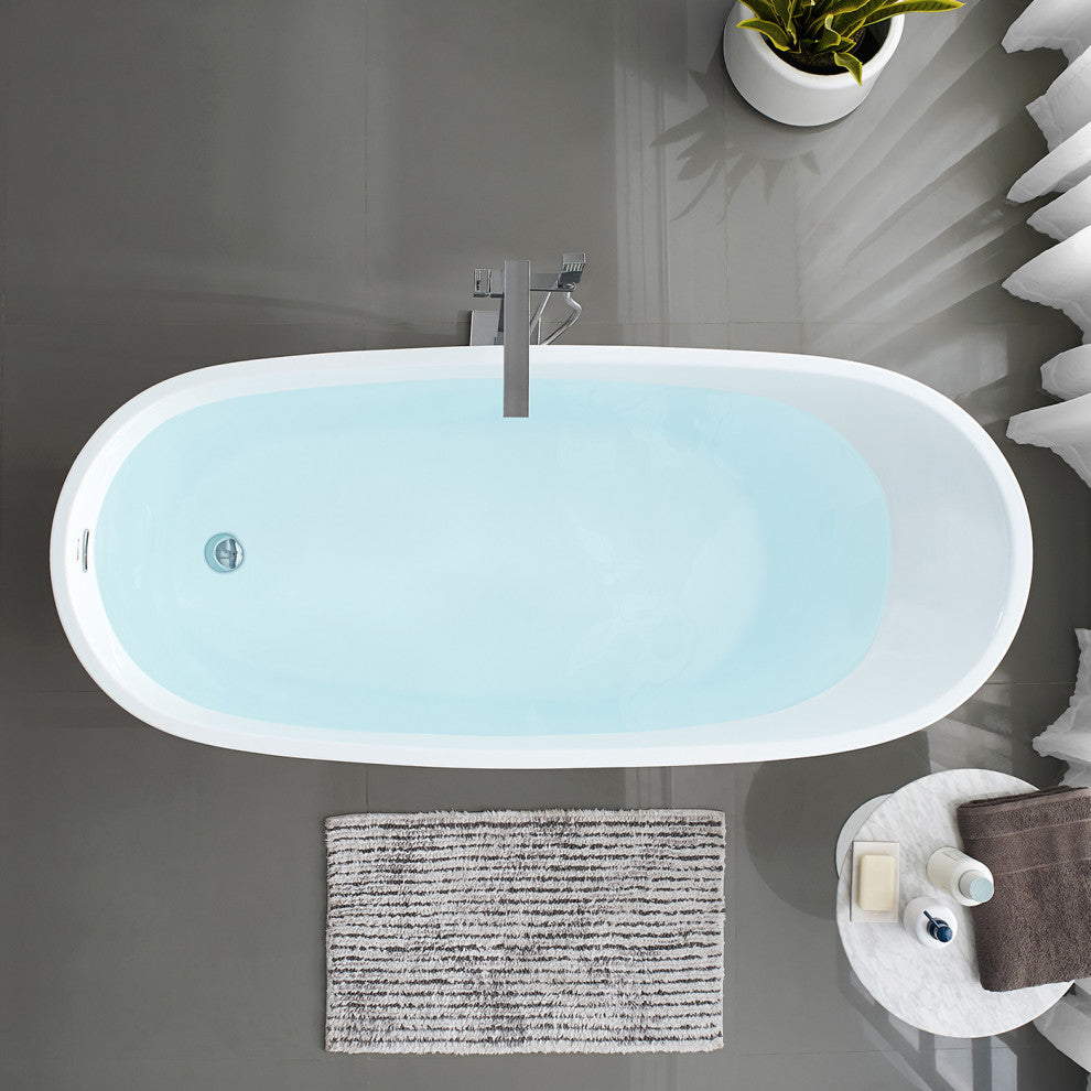 Sublime Freestanding Single Slipper Bathtub