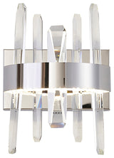 Bethel International FT73W12CR 5 Light LED Wall Sconce, Chrome