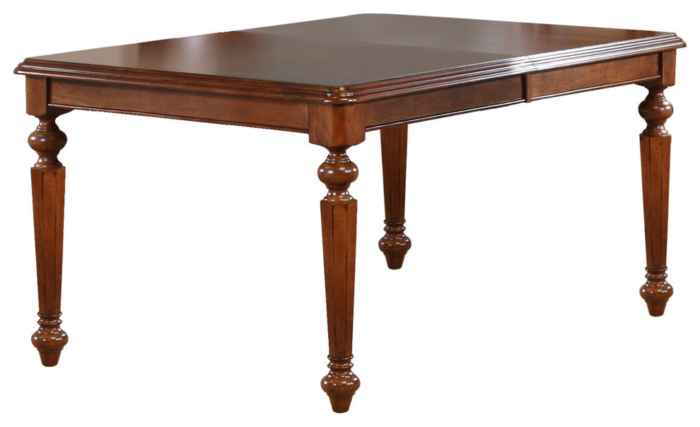 5-Piece 76" Rectangular Extendable Butterfly Dining Table Set, Seats 8