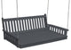 Traditonal English Swingbed, Dark Gray, 75 Inch