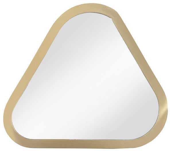 Pebble Mirrors, Set of 4, Brushed Brass