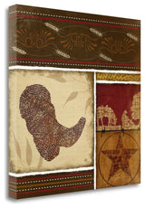 "Western Boot - Red" By Jennifer Pugh, Giclee Print on Gallery Wrap Canvas