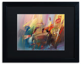 'Garden' Matted Framed Canvas Art by Ricardo Tapia