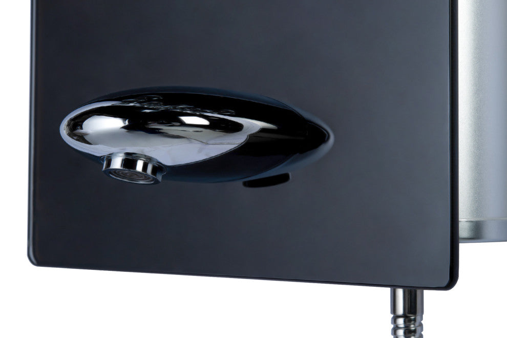 Blue Ocean 52"? Aluminum SPA392B Shower Panel with Rainfall Shower Head