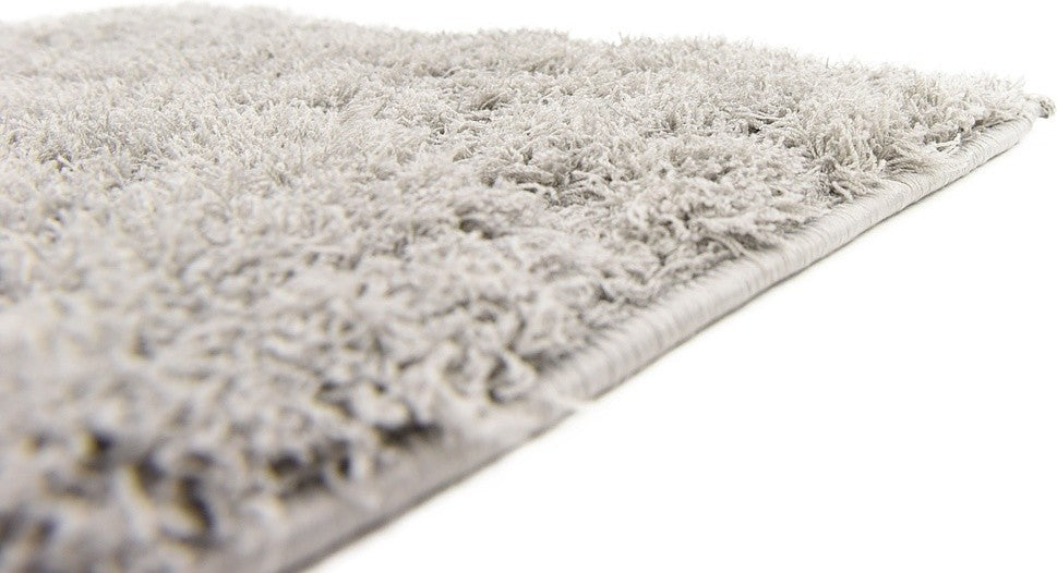 Unique Loom Gray Floral Shag2'x6'7 Runner Rug