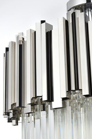 Home Living 16" Flush Mount, Chrome