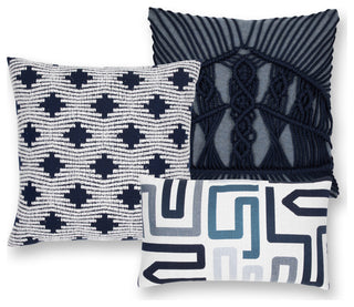 Pizzazz Indigo Indoor/Outdoor Performance Pillow, 20"x20"