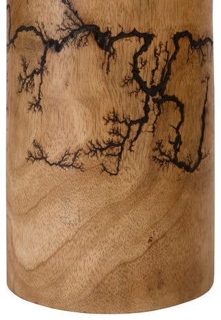 Lightning Bottle, Mango Wood, Long Neck