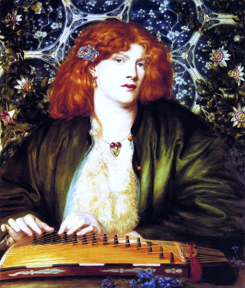 Dante Gabriel Rossetti The Blue Bower Wall Decal