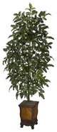 Bracken Fern With Decorative Vase Silk Plant