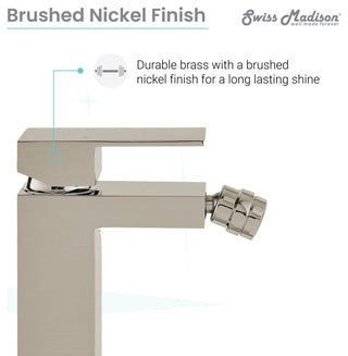 Concorde Bidet Faucet, Nickel