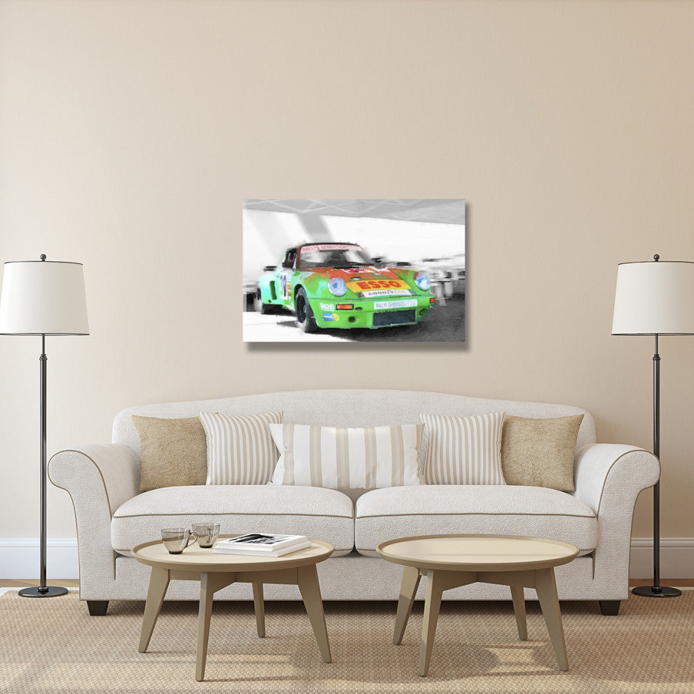 "Porsche 911 Turbo Watercolor" Fine Art Print