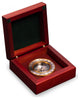 Brass Compass in Wood Box