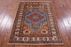 3' 6" X 4' 11" Super Kazak Handmade Wool Rug Q10637