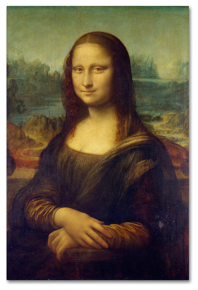 Da Vinci 'Mona Lisa' Canvas Art, 47 x 30