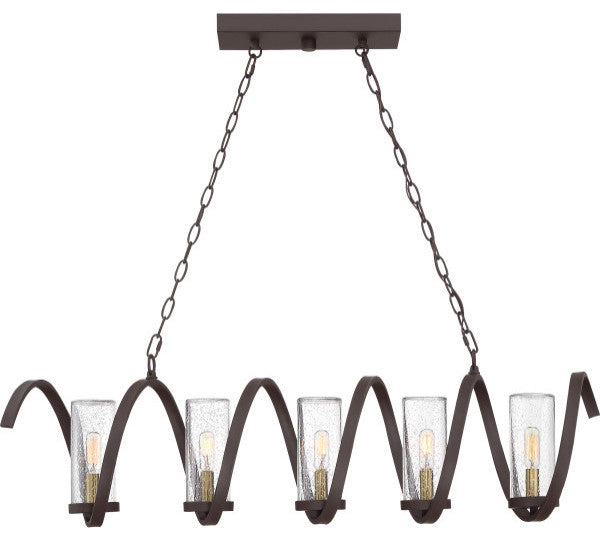 Quoizel Tumult Five Light Island Chandelier TMT540WT