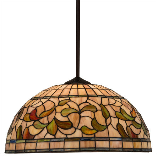 20W Tiffany Turning Leaf Pendant
