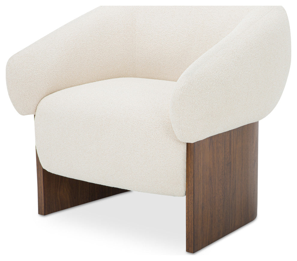 Otto Accent Chair Flecked Cream