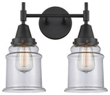 INNOVATIONS LIGHTING 447-2W-BK-G182-LED Caden 2 Light 17 inch Bath Vanity Light