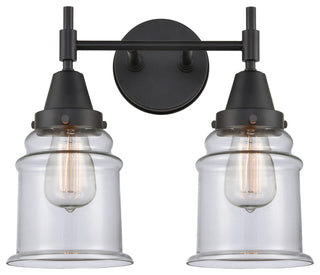 INNOVATIONS LIGHTING 447-2W-BK-G182-LED Caden 2 Light 17 inch Bath Vanity Light